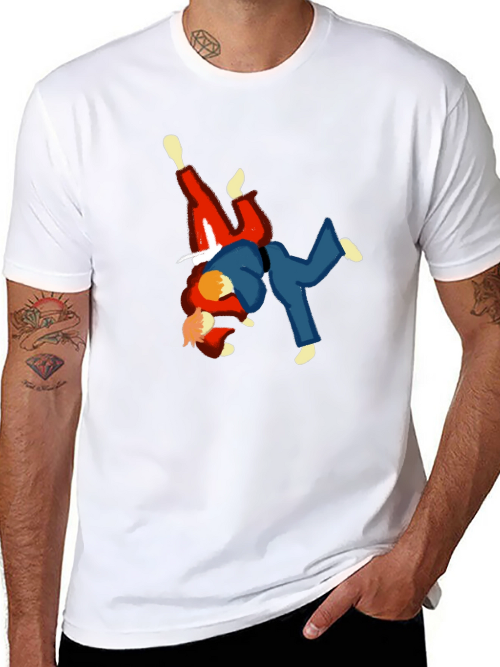 Judo Throw Black T-Shirt