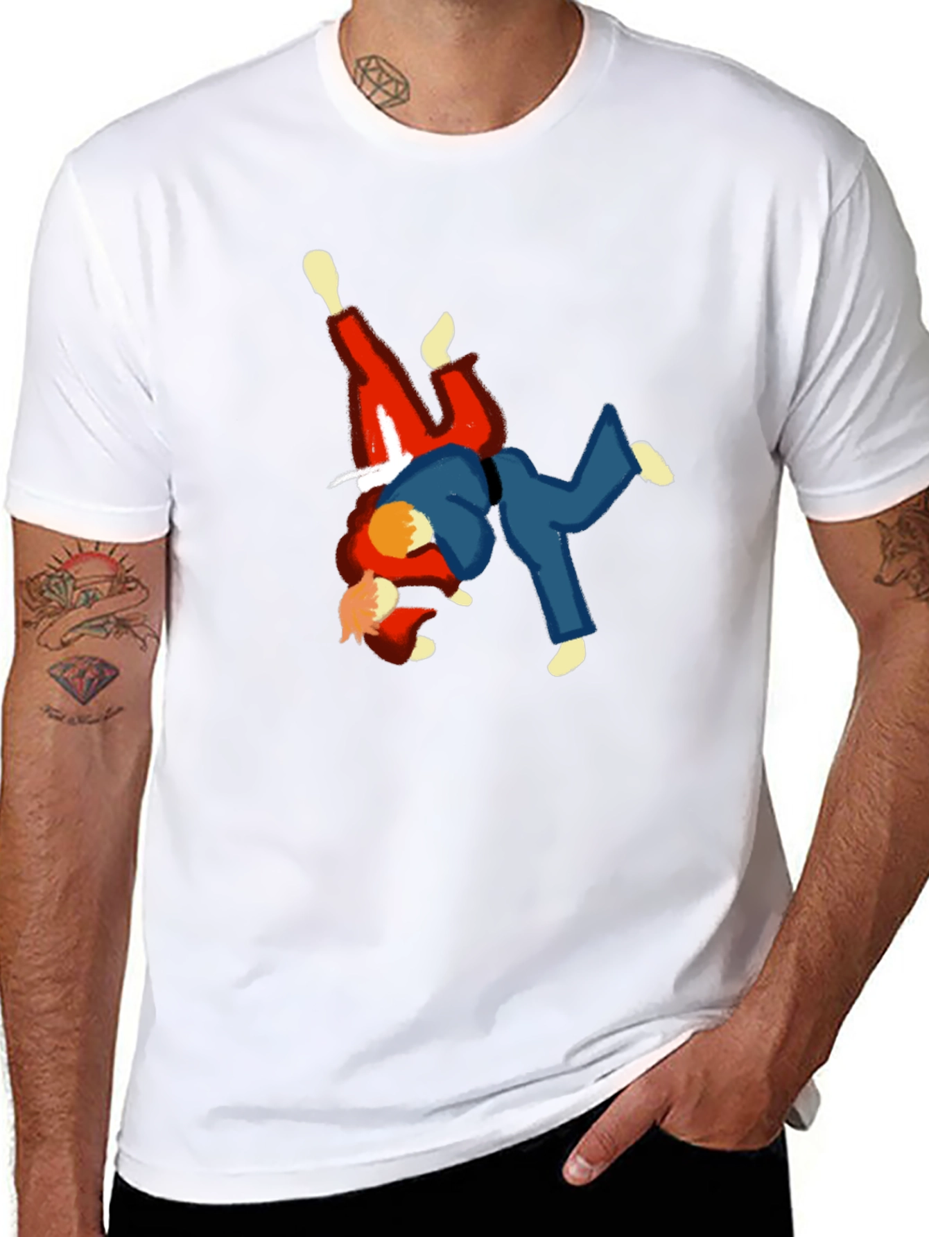 Judo Throw Black T-Shirt