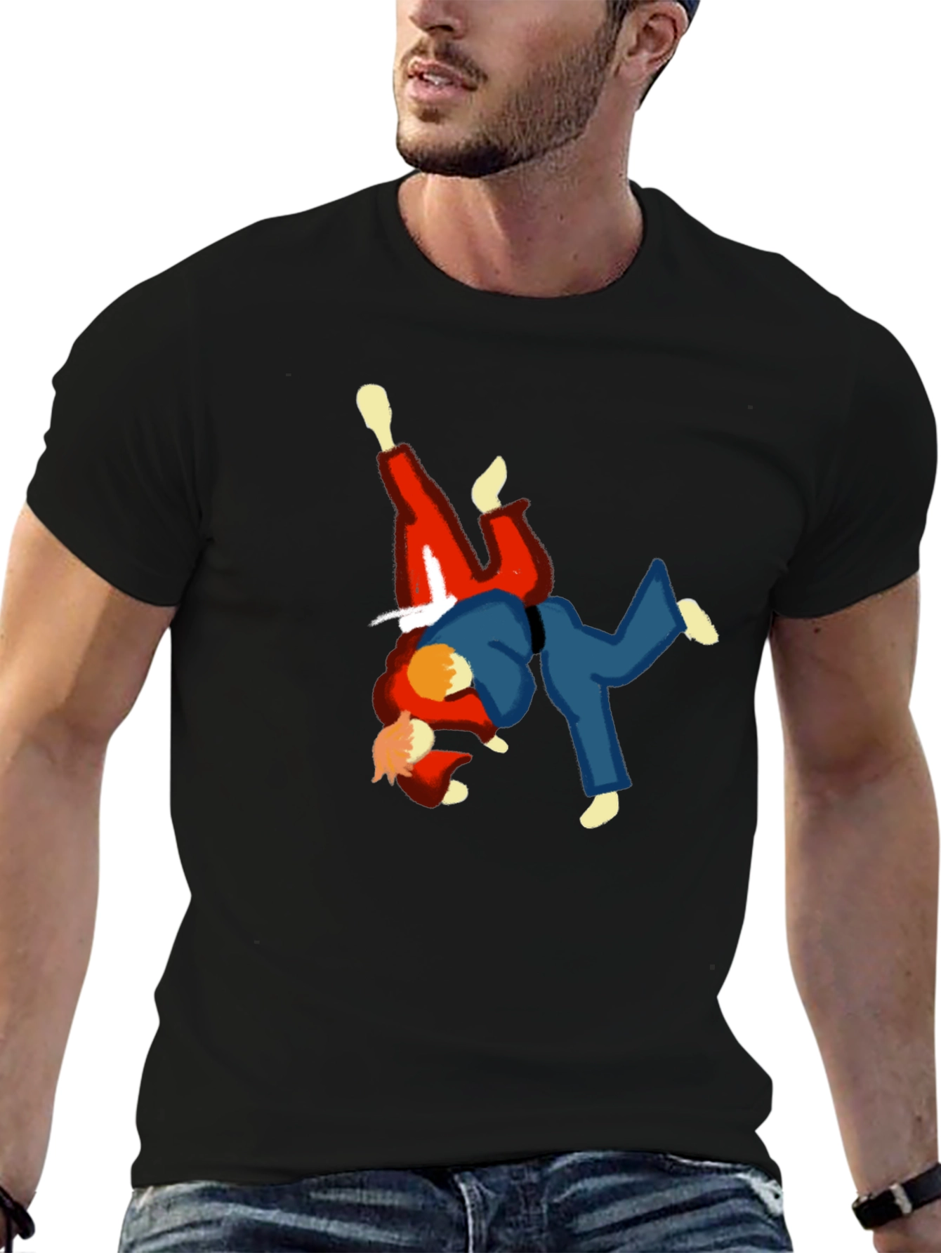 Judo Throw Black T-Shirt