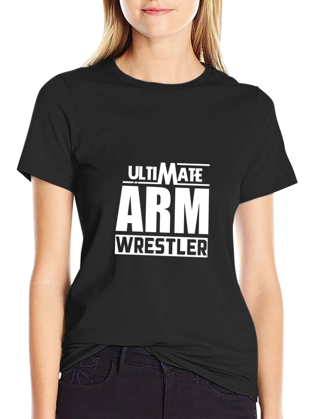 Ultimate Arm Wrestler Black T-Shirt