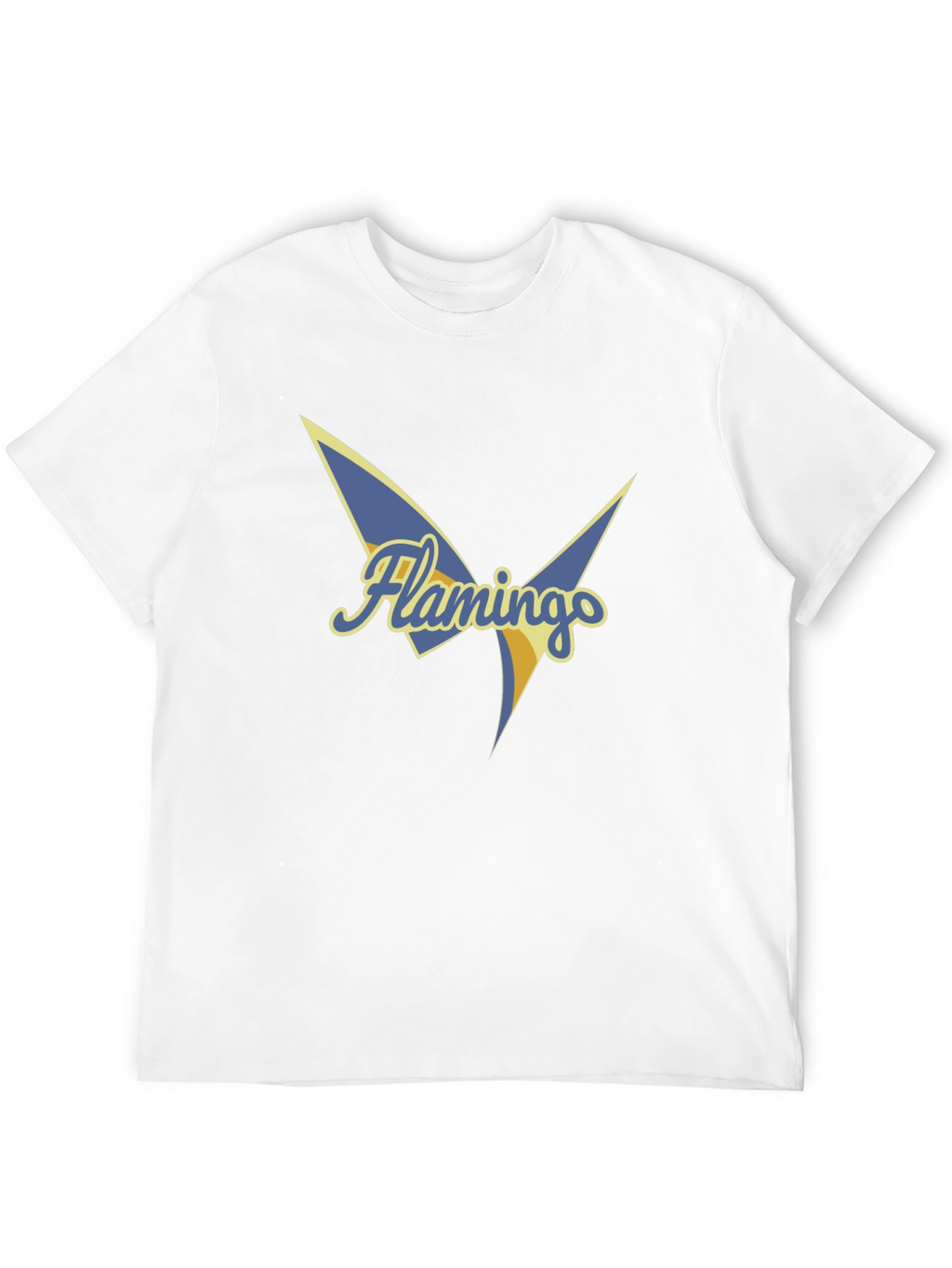 Flamingos Graphic Tee - Black Cotton Casual Shirt