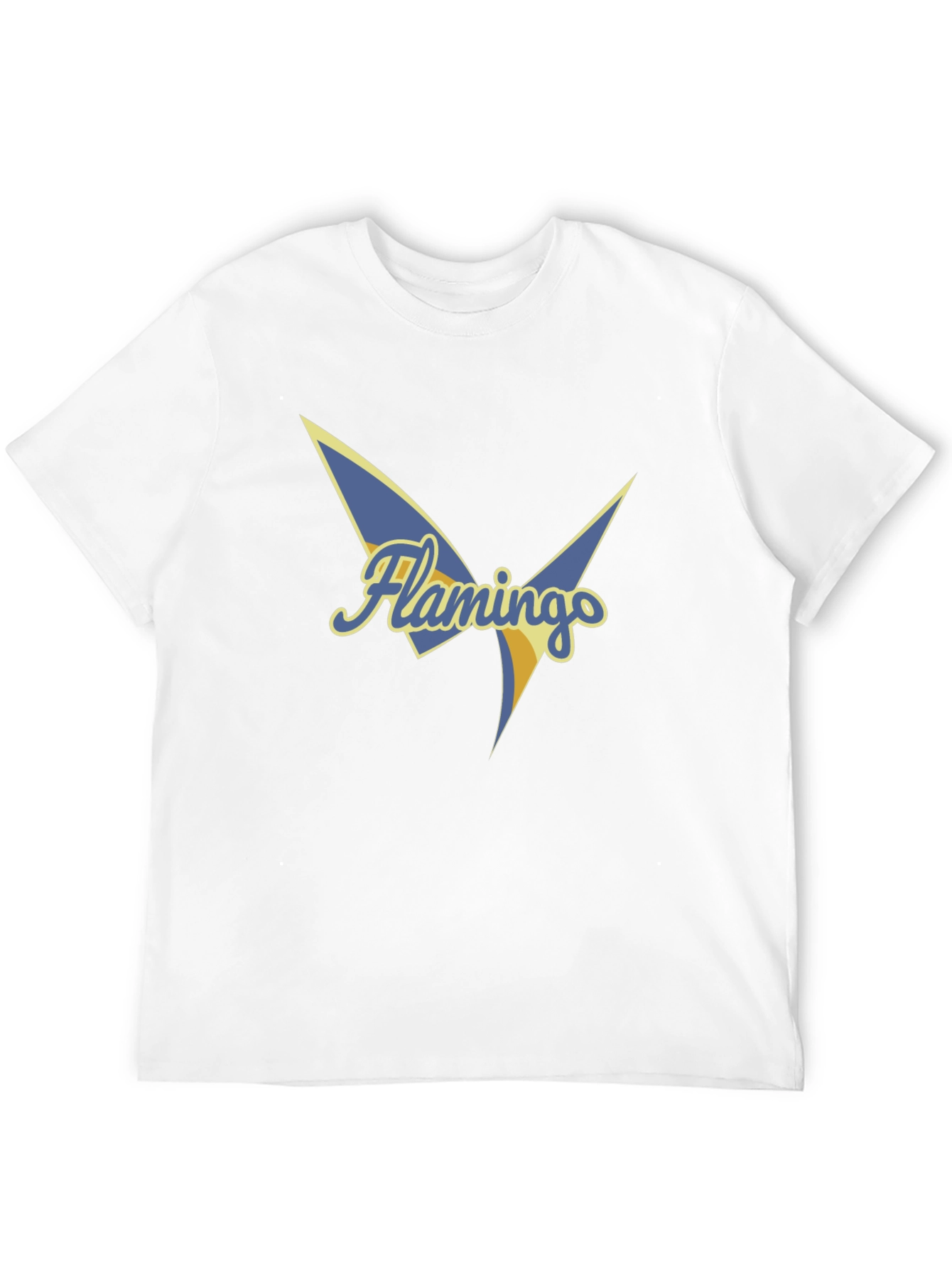 Flamingos Graphic Tee - Black Cotton Casual Shirt