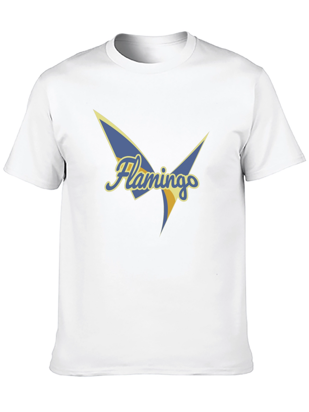 Flamingos Graphic Tee - Black Cotton Casual Shirt