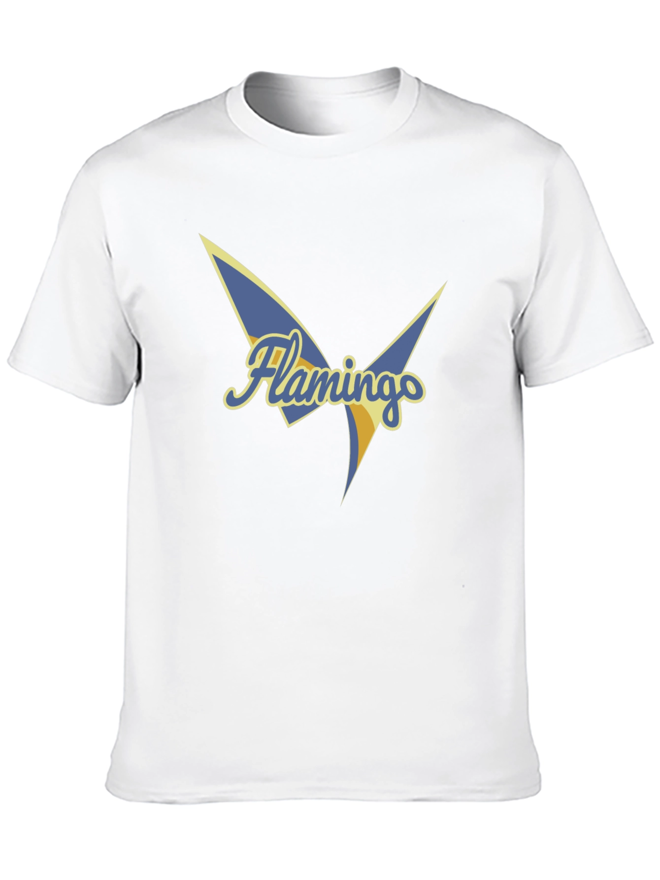 Flamingos Graphic Tee - Black Cotton Casual Shirt