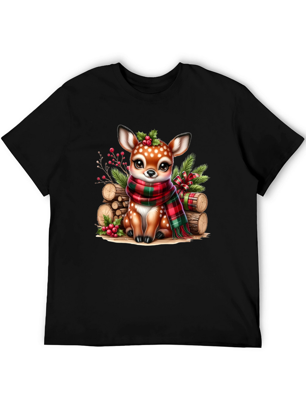 Festive Fawn Graphic Tee