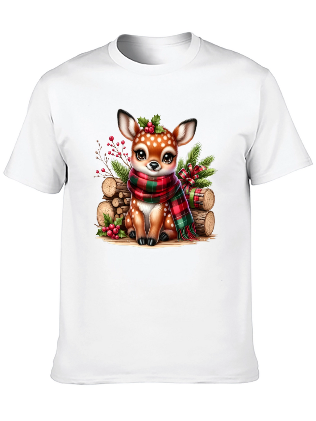 Festive Fawn Graphic Tee