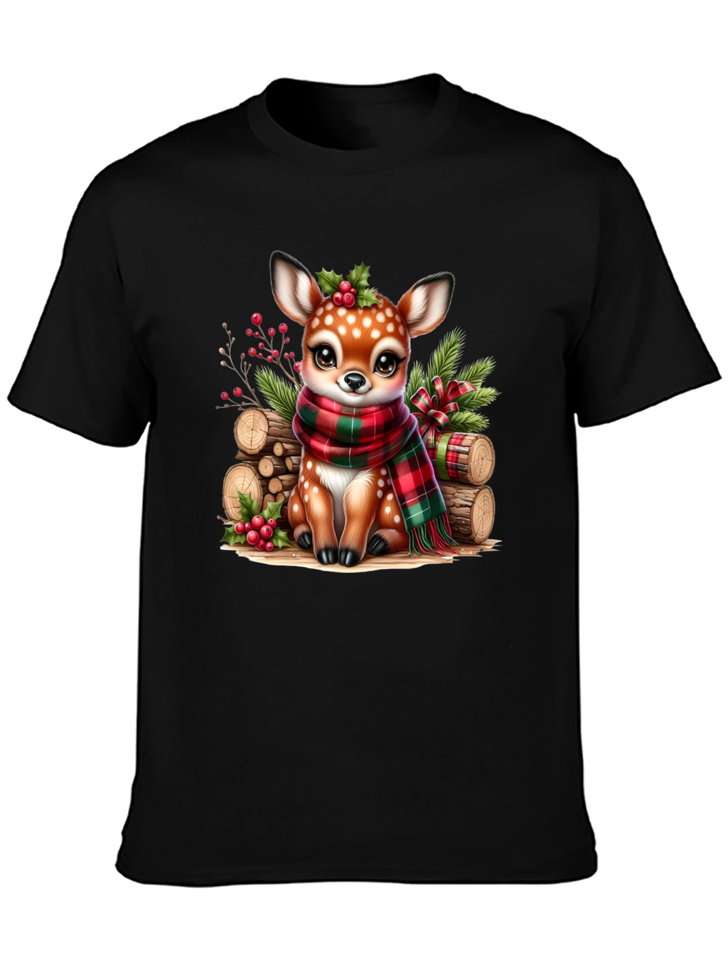 Festive Fawn Graphic Tee