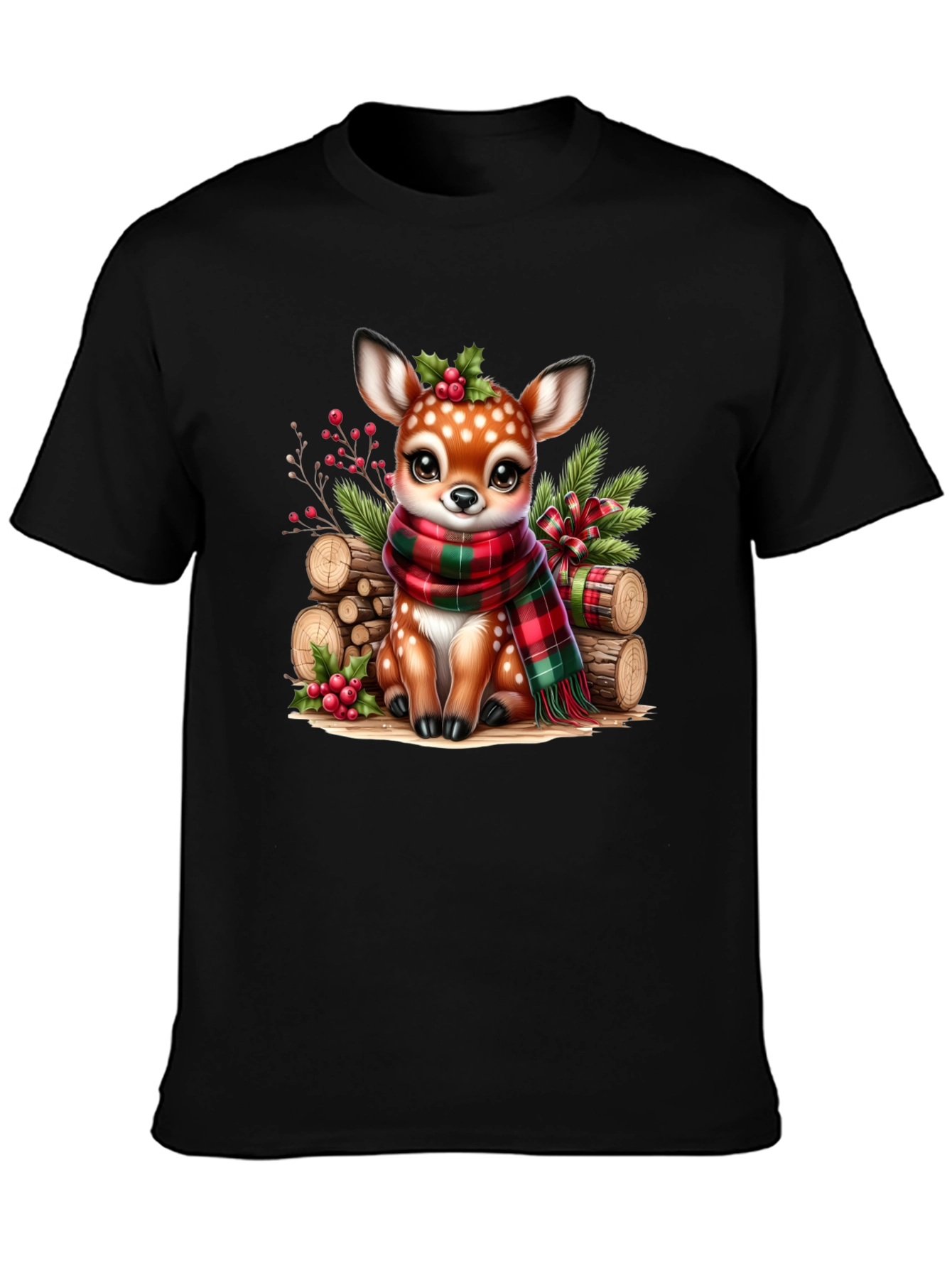 Festive Fawn Graphic Tee
