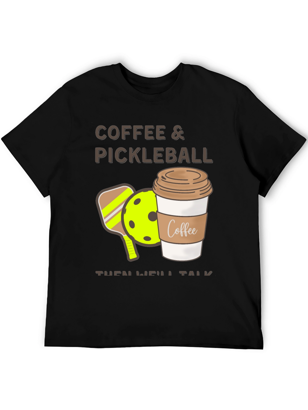 Coffee & Pickleball Graphic Tee