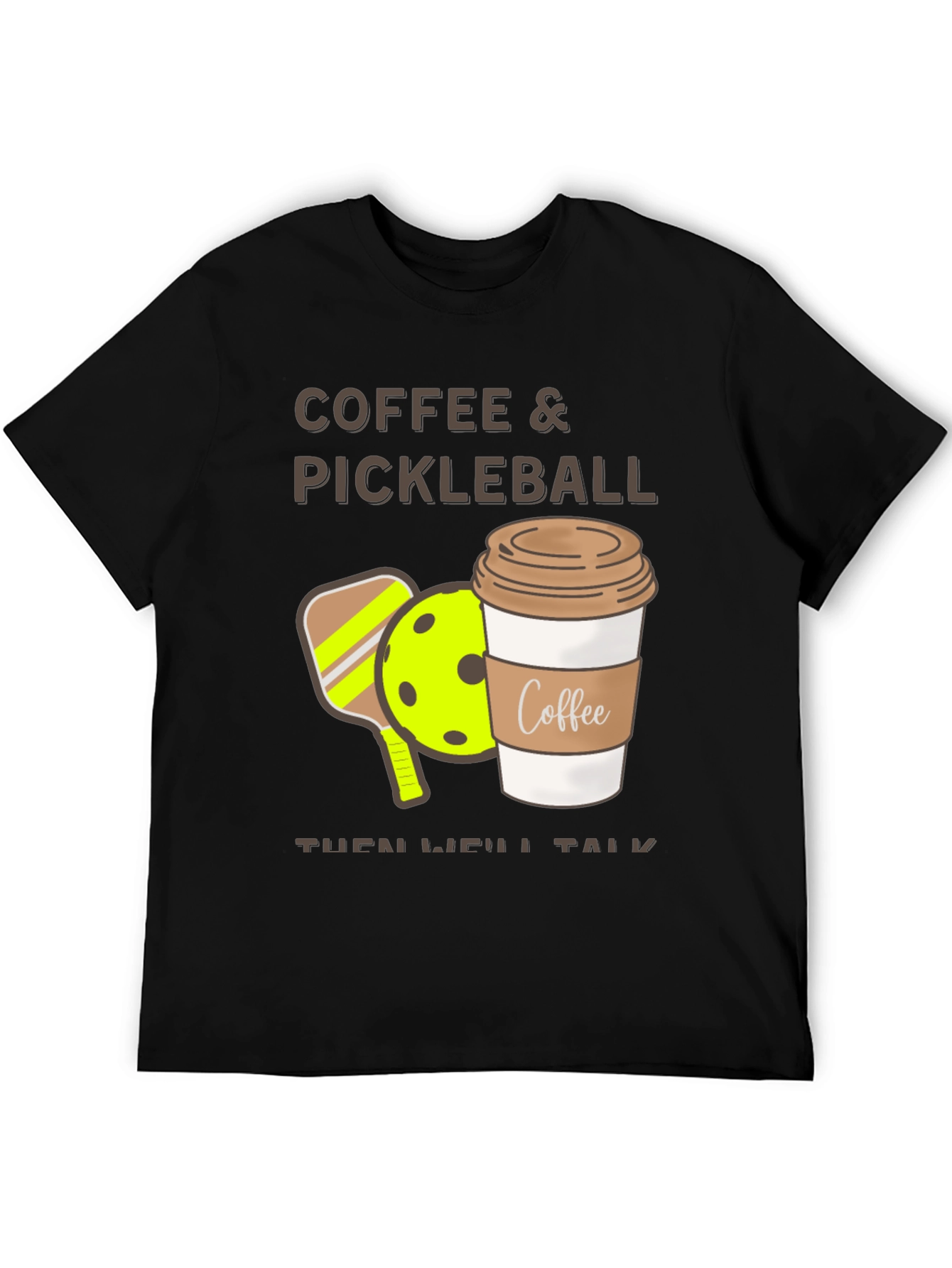Coffee & Pickleball Graphic Tee