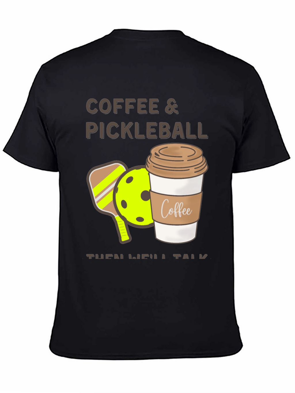 Coffee & Pickleball Graphic Tee
