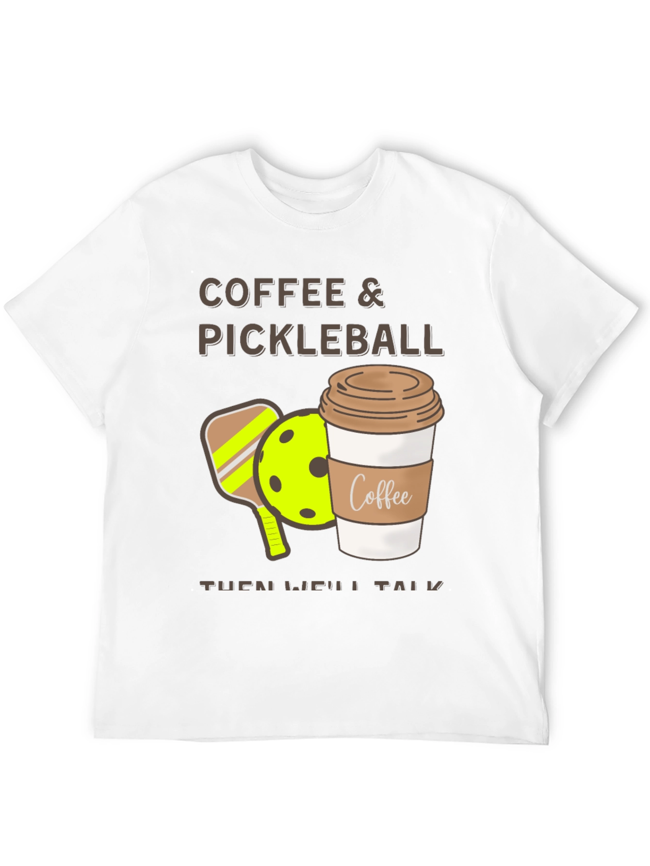 Coffee & Pickleball Graphic Tee