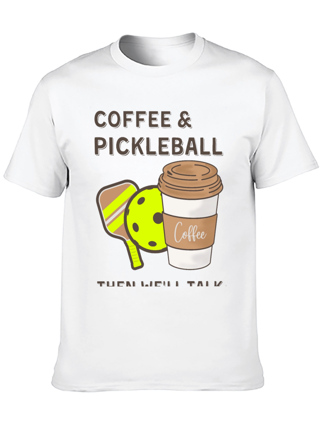 Coffee & Pickleball Graphic Tee