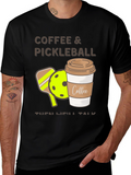 Coffee & Pickleball Graphic Tee