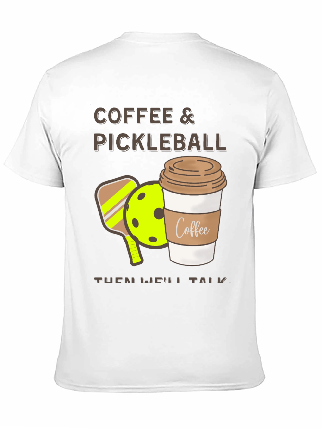 Coffee & Pickleball Graphic Tee