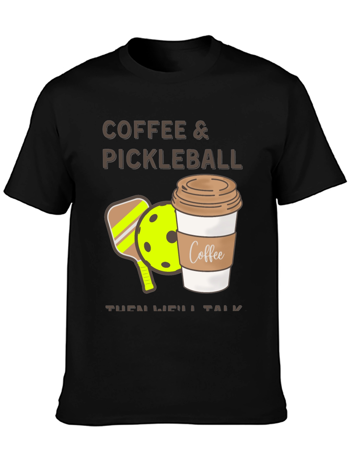 Coffee & Pickleball Graphic Tee