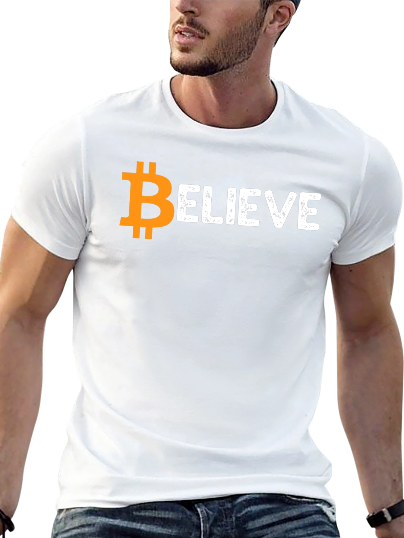 Bitcoin Believe Graphic T-Shirt