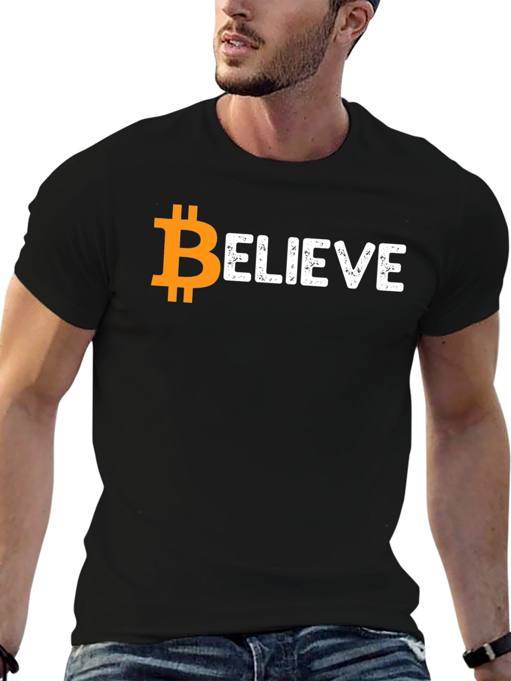 Bitcoin Believe Graphic T-Shirt