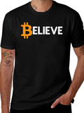 Bitcoin Believe Graphic T-Shirt