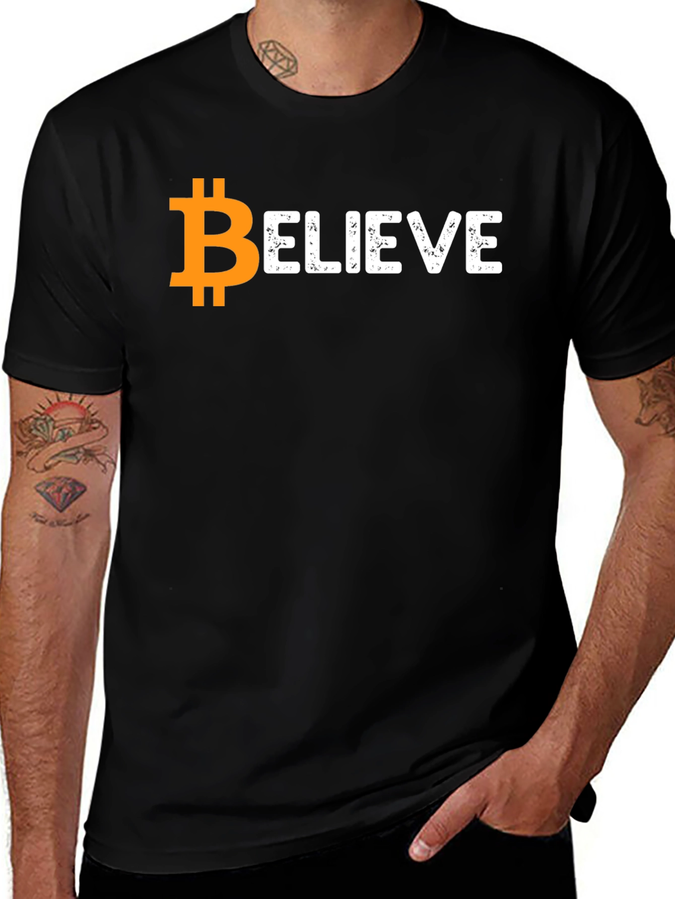 Bitcoin Believe Graphic T-Shirt
