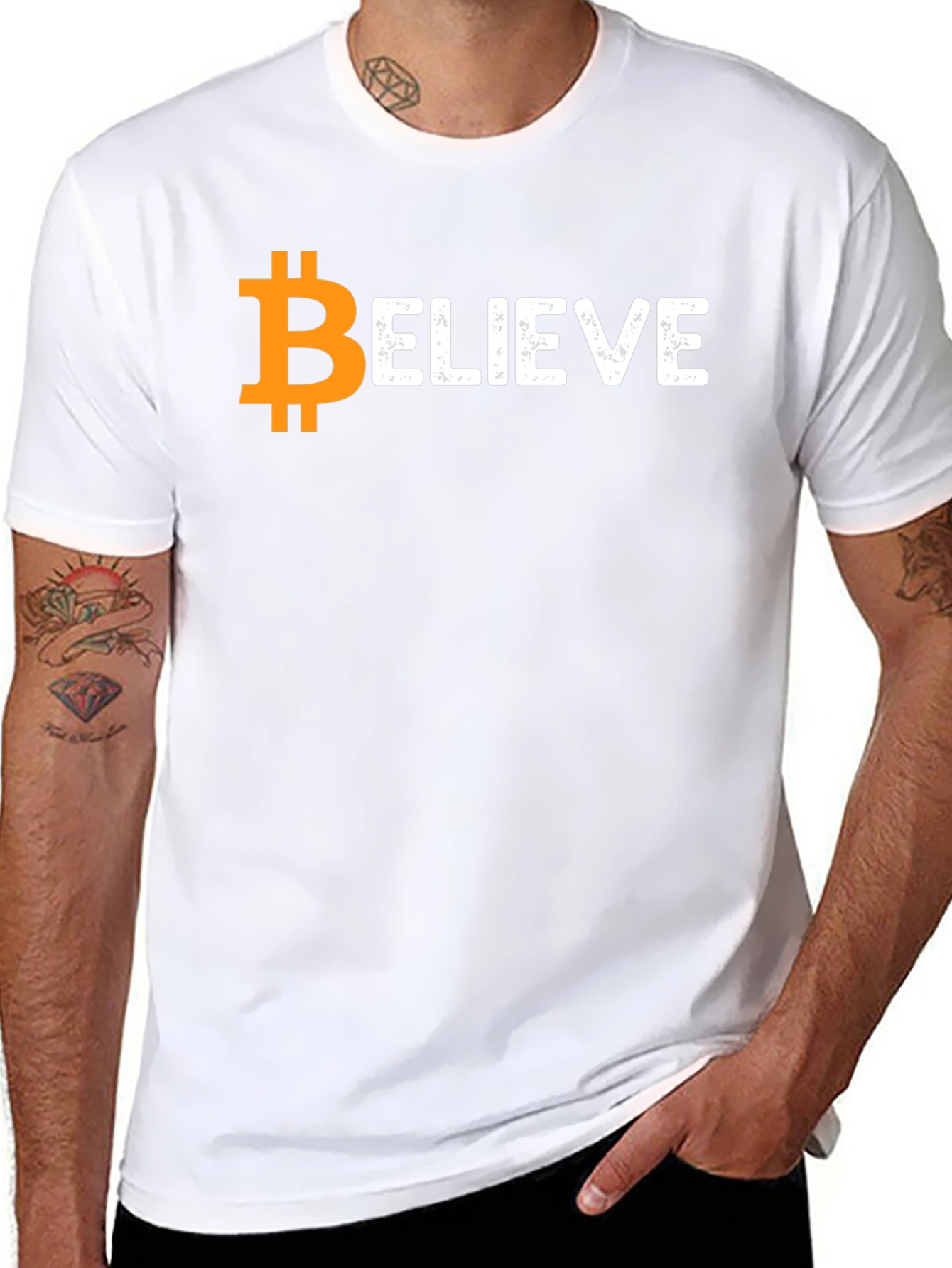 Bitcoin Believe Graphic T-Shirt