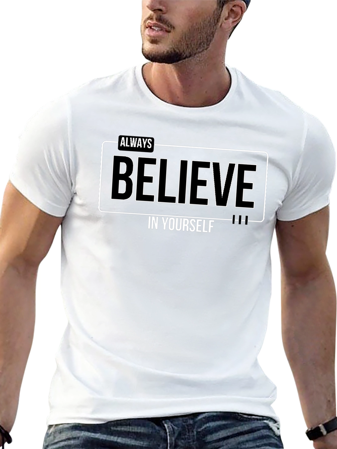 Believe in Yourself Black T-Shirt