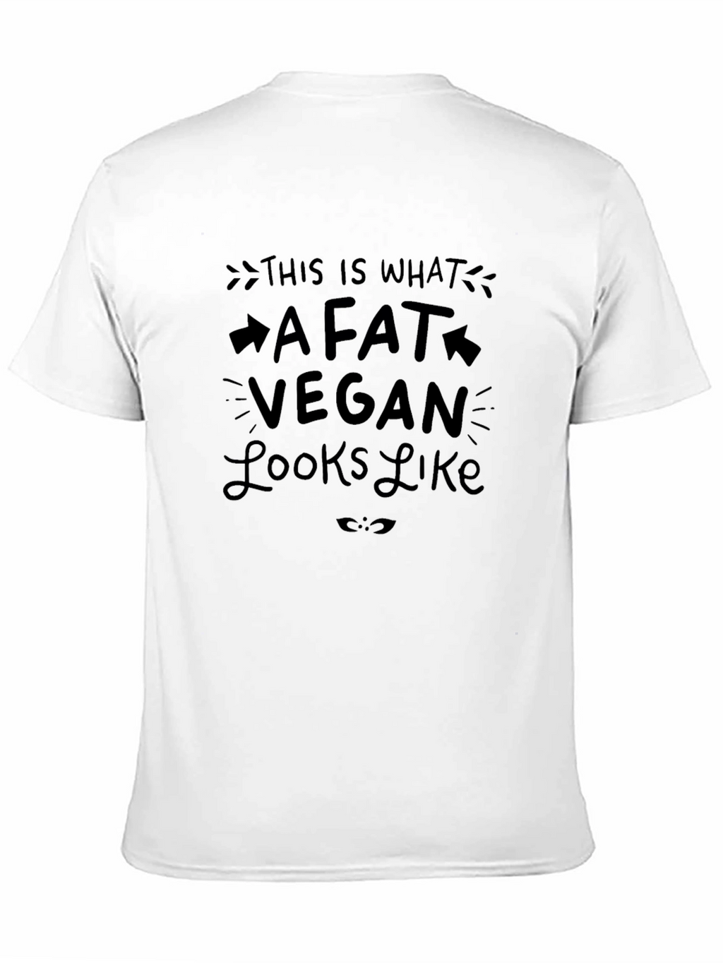 Fat Vegan Graphic Tee - Black T-Shirt