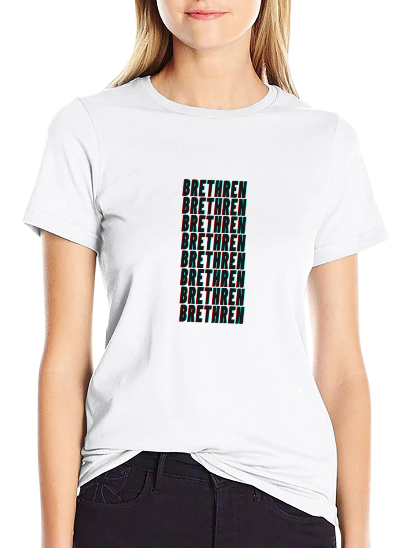 Brethren Graphic T-Shirt - Stylish Crew Neck Tee