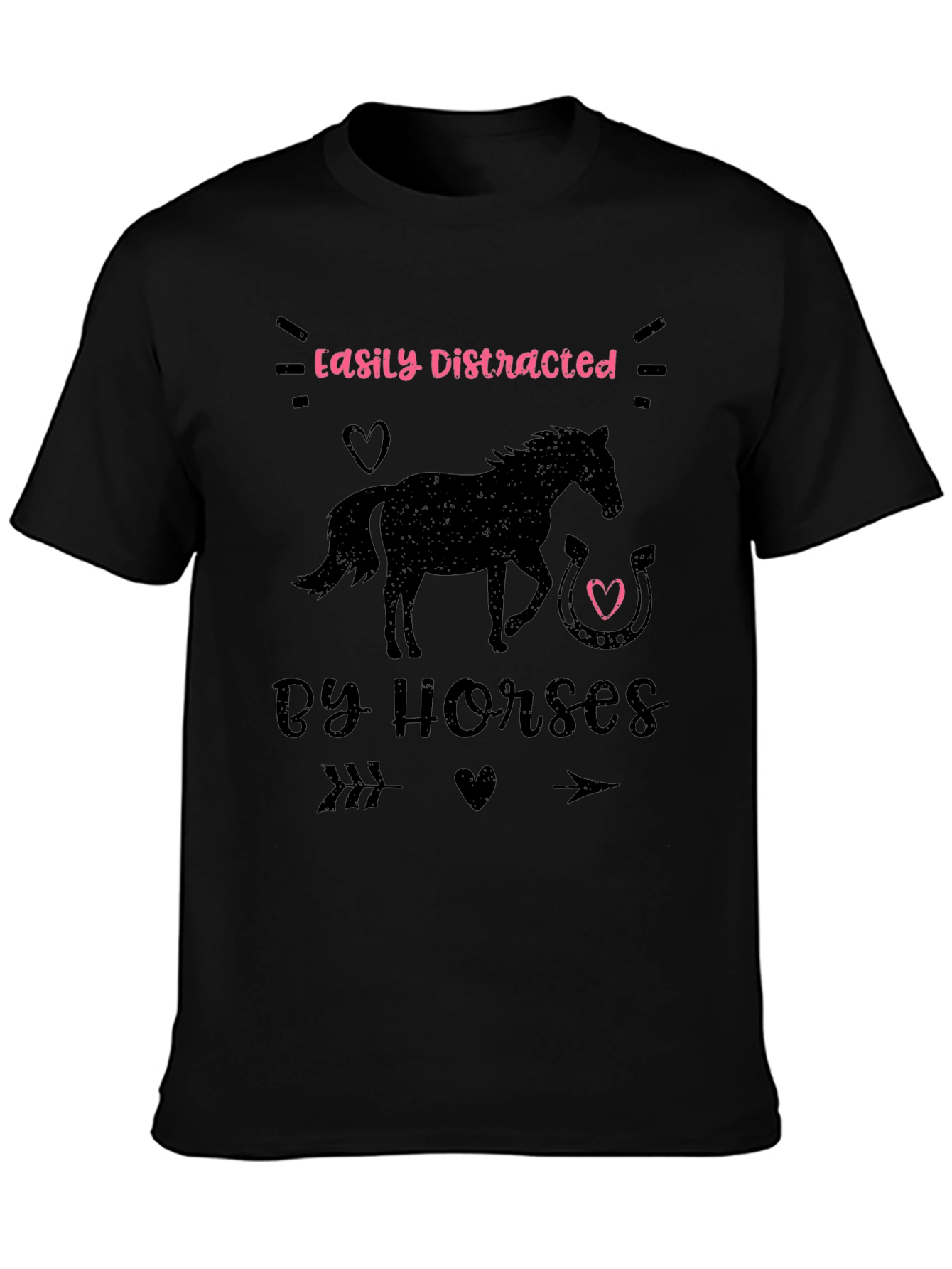 Easily Distracted by Horses Graphic Tee