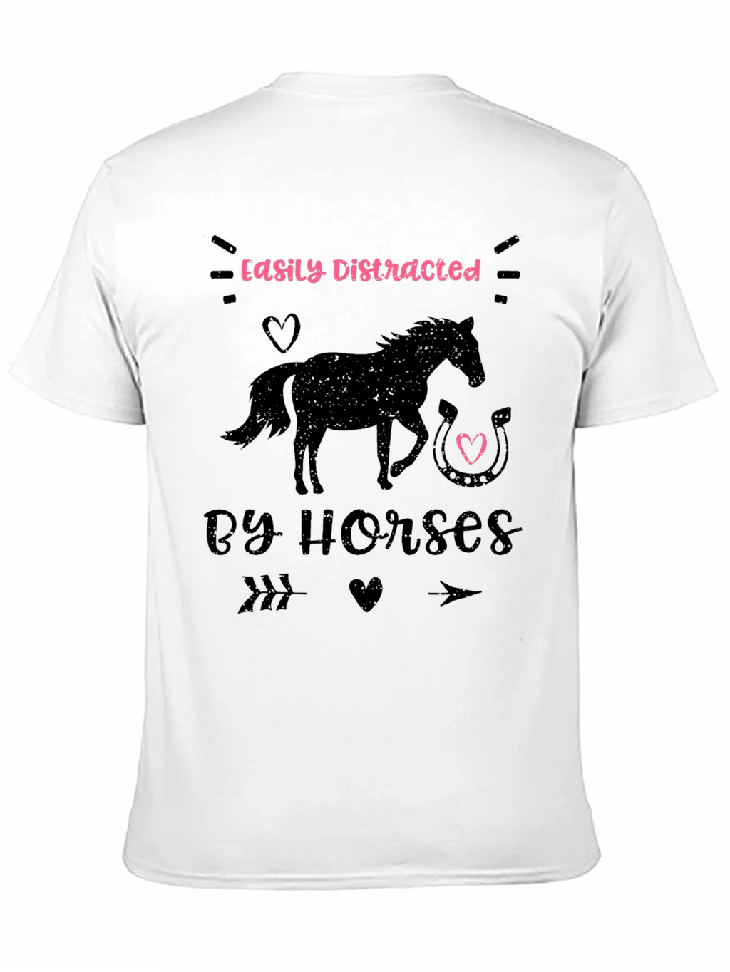 Easily Distracted by Horses Graphic Tee