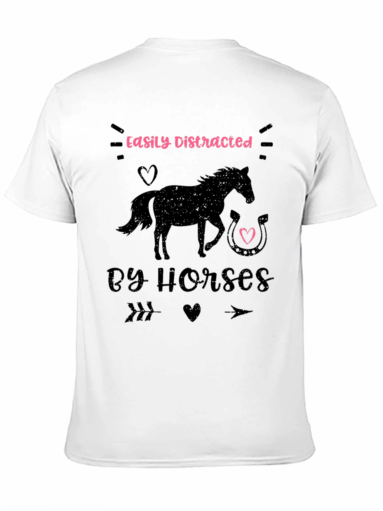 Easily Distracted by Horses Graphic Tee