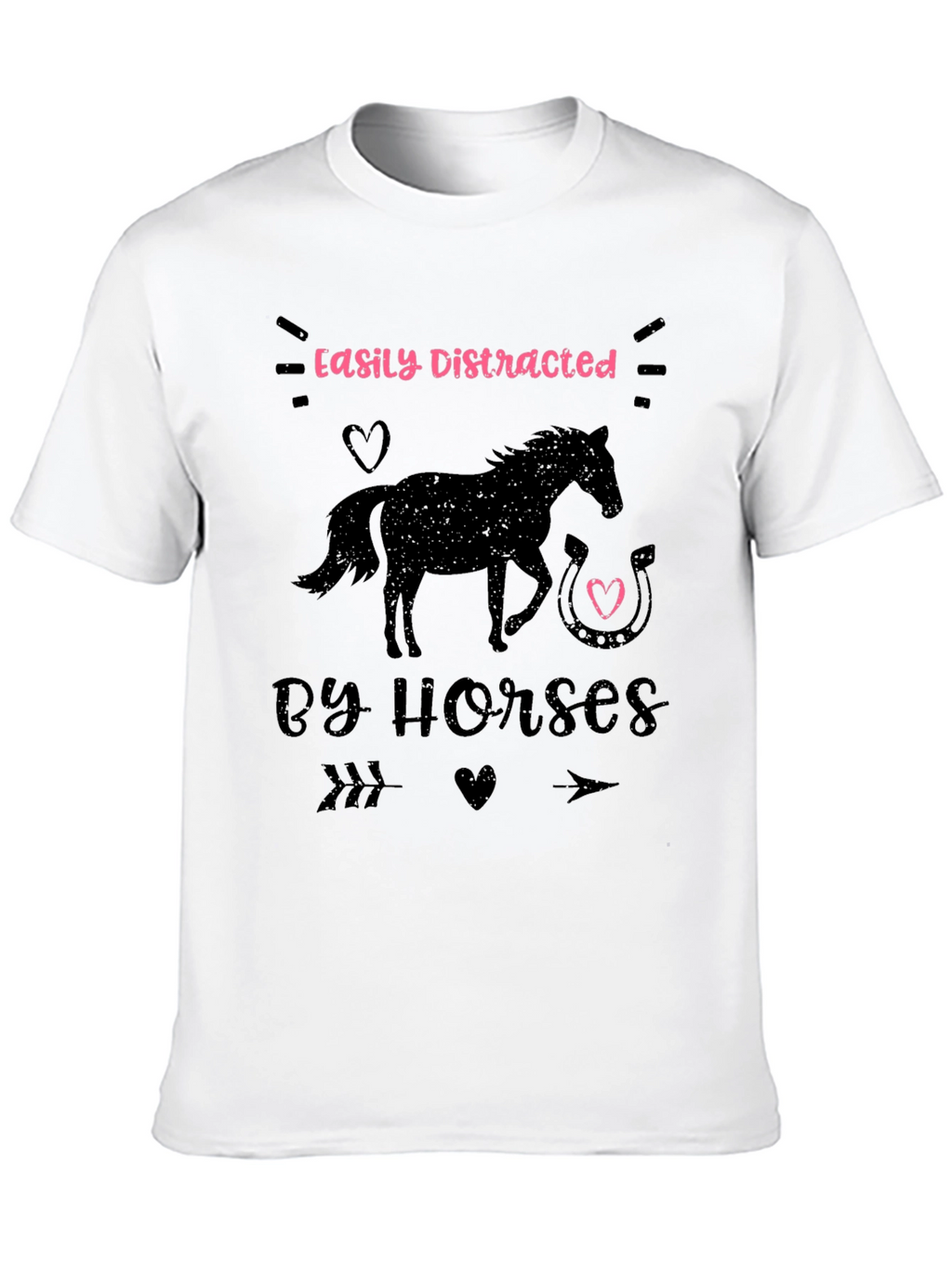 Easily Distracted by Horses Graphic Tee