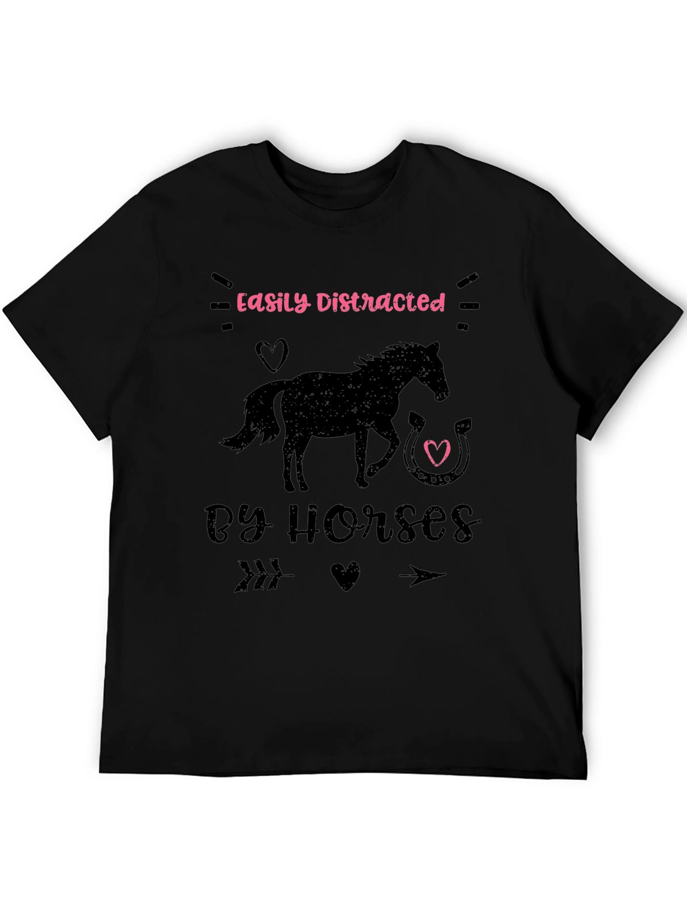 Easily Distracted by Horses Graphic Tee