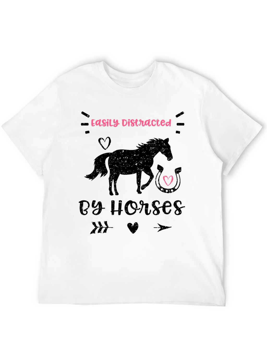 Easily Distracted by Horses Graphic Tee