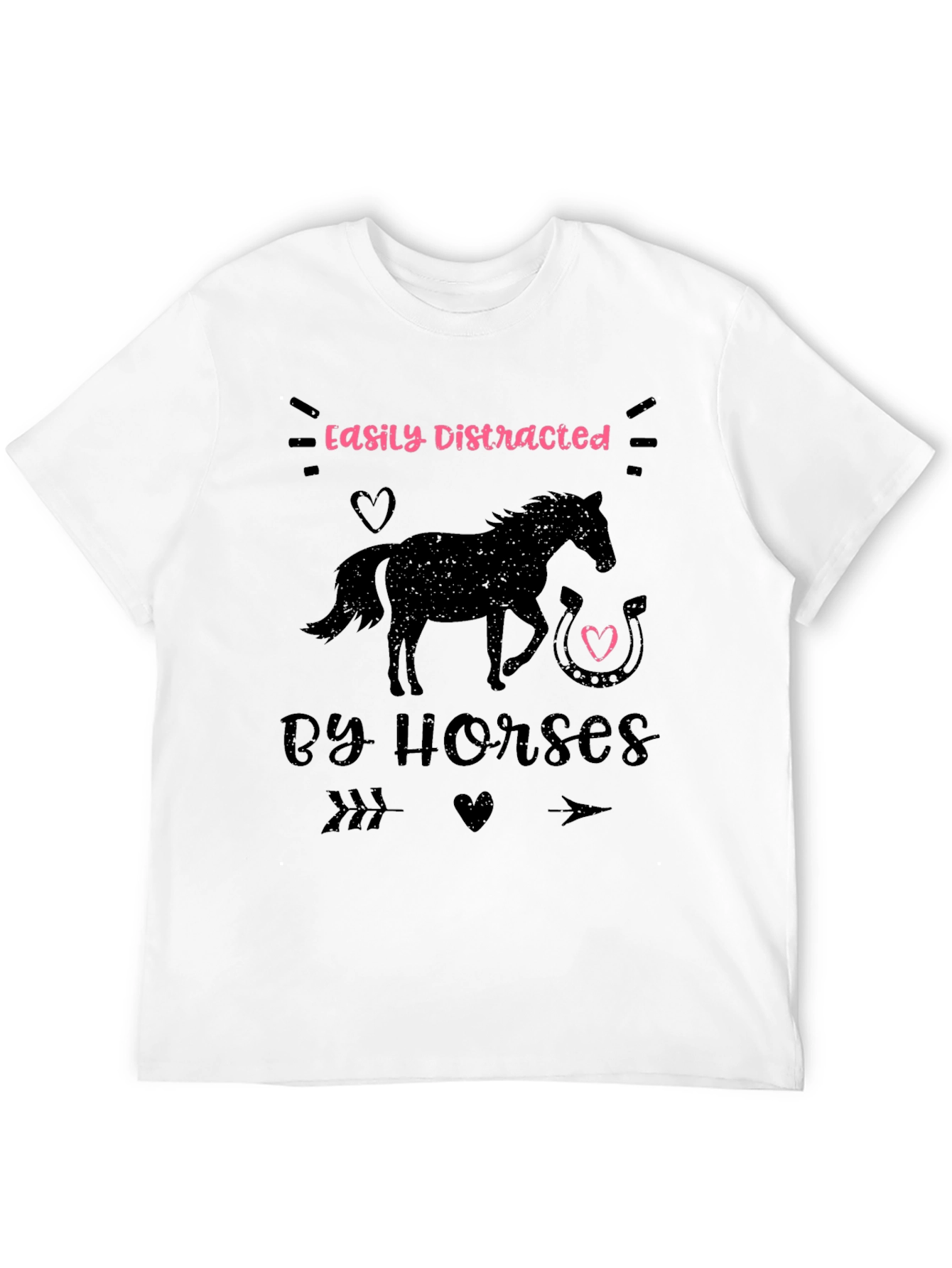 Easily Distracted by Horses Graphic Tee