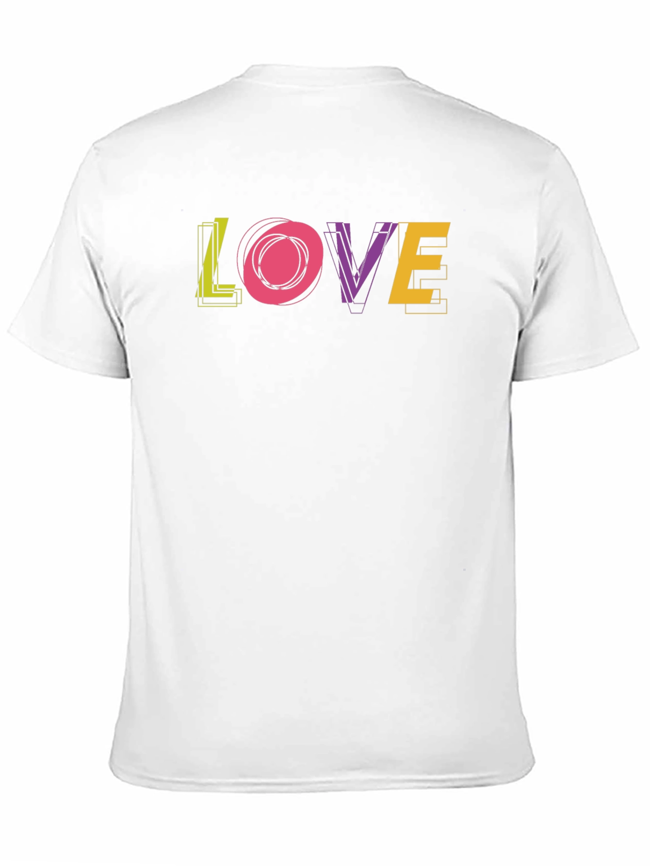 Trendy LOVE Graphic Black T-Shirt