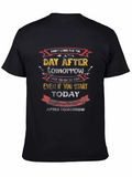 Motivational T-Shirt: Dont Delay Start Today!