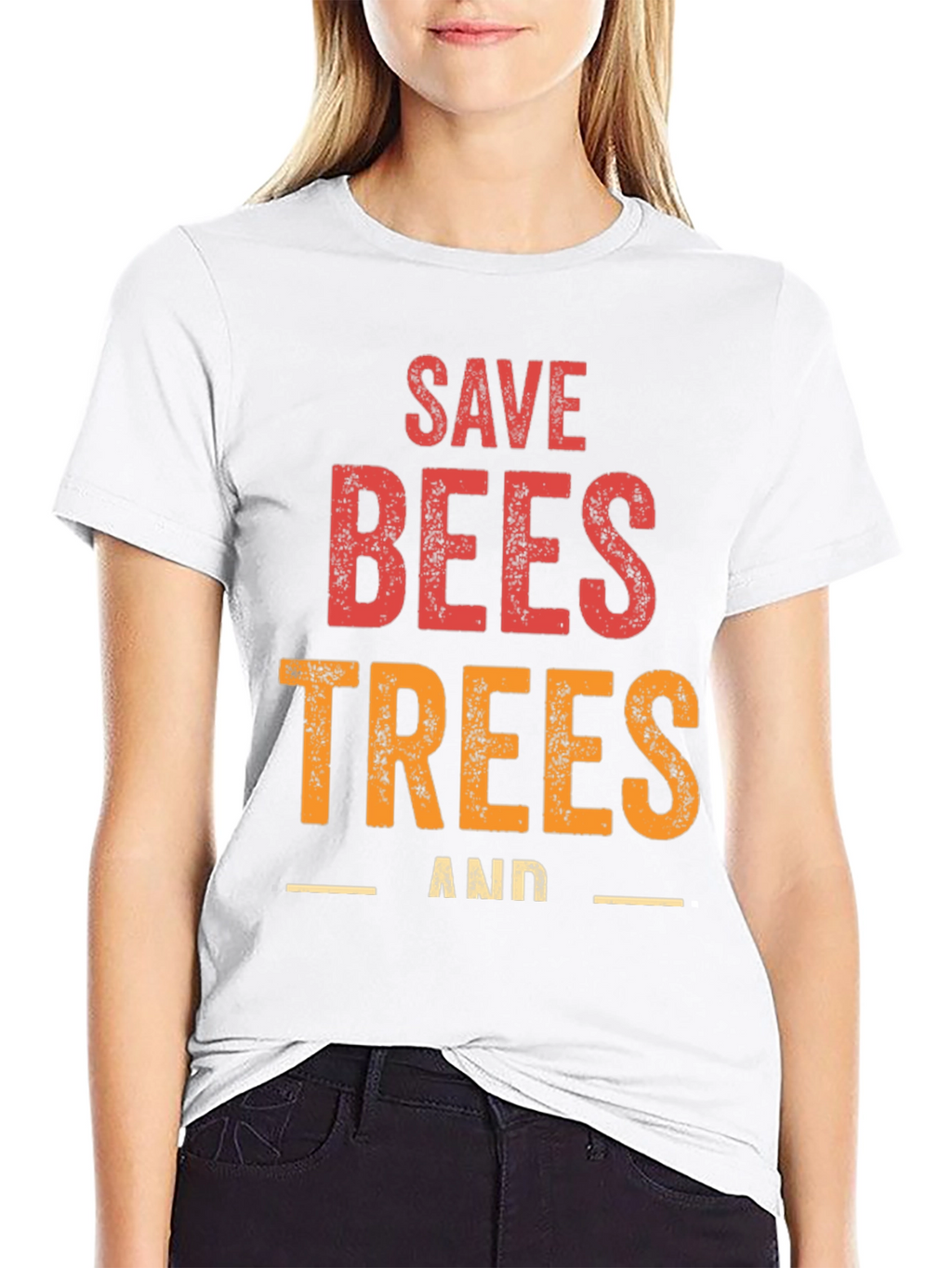 Save Bees and Trees Graphic T-Shirt