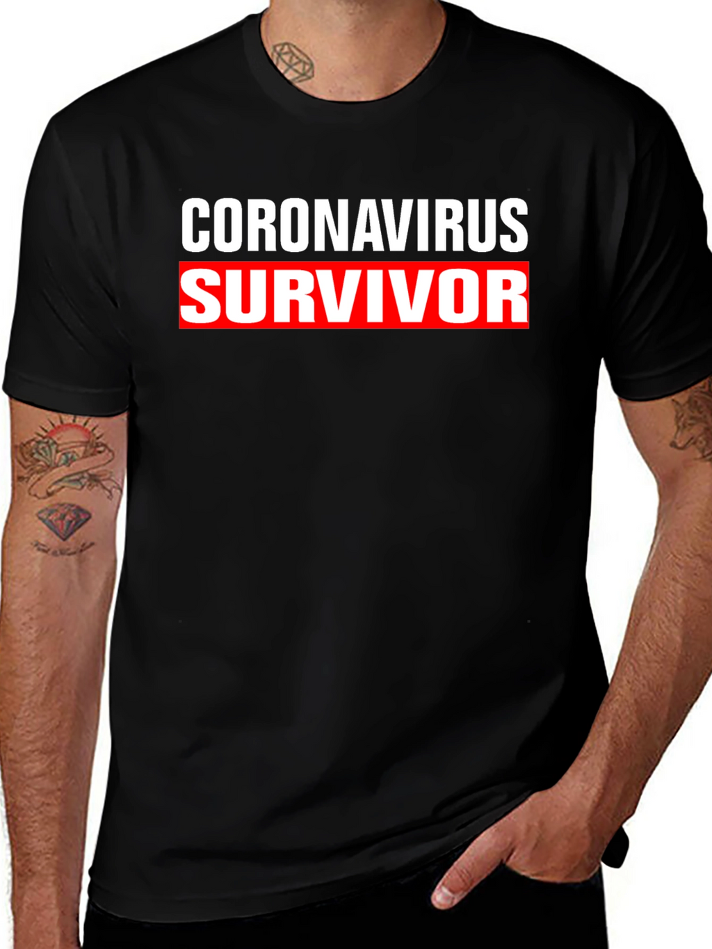 Coronavirus Survivor Graphic Tee
