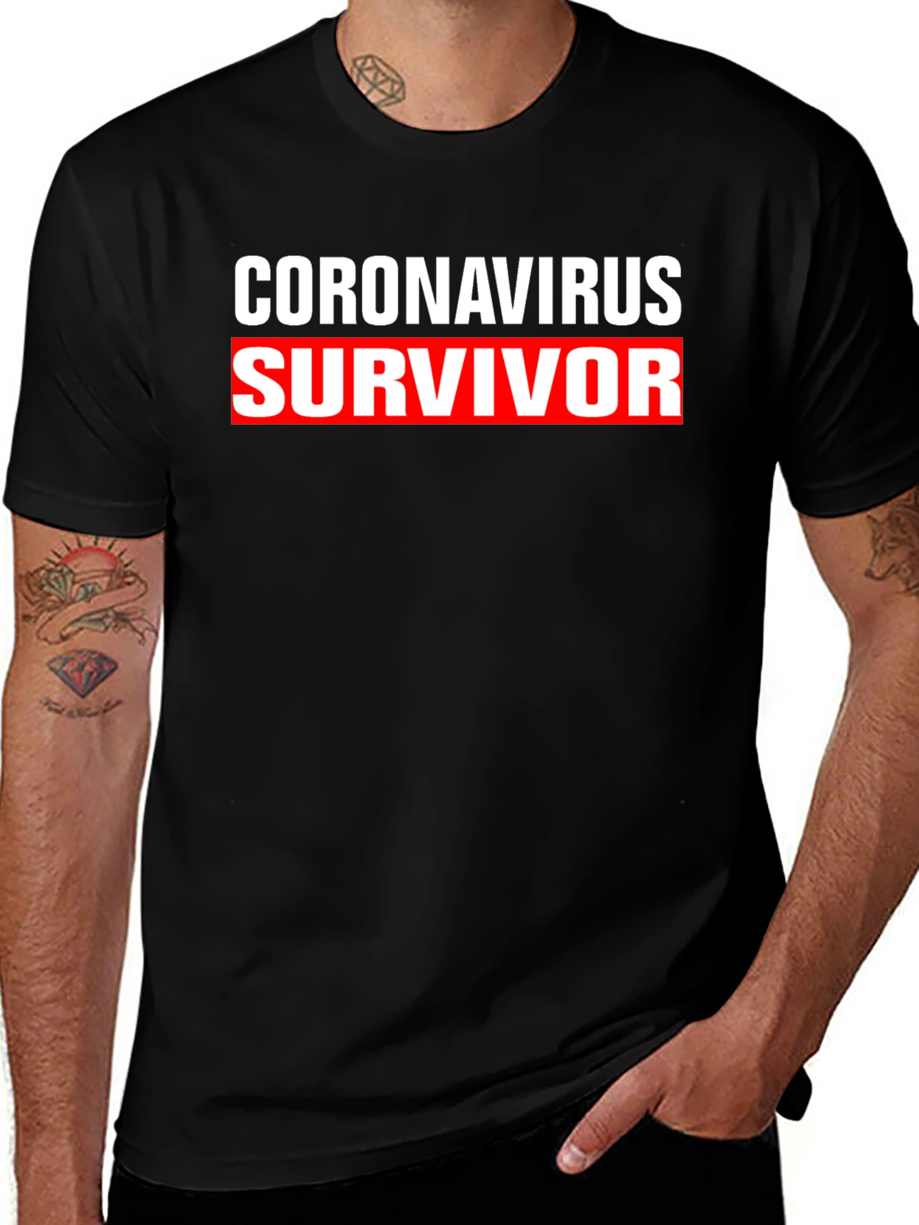 Coronavirus Survivor Graphic Tee