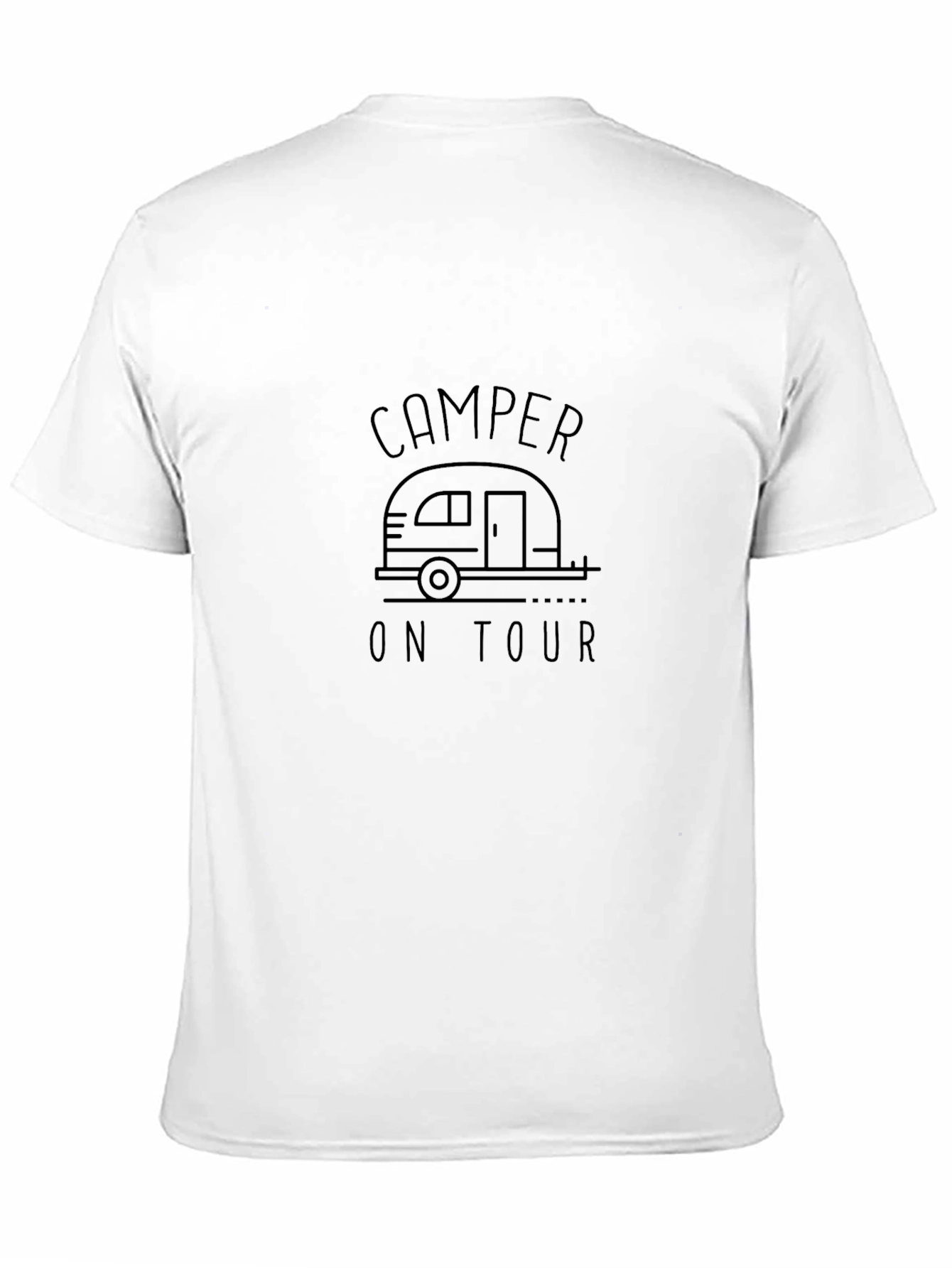 Camper on Tour Graphic Tee - Black