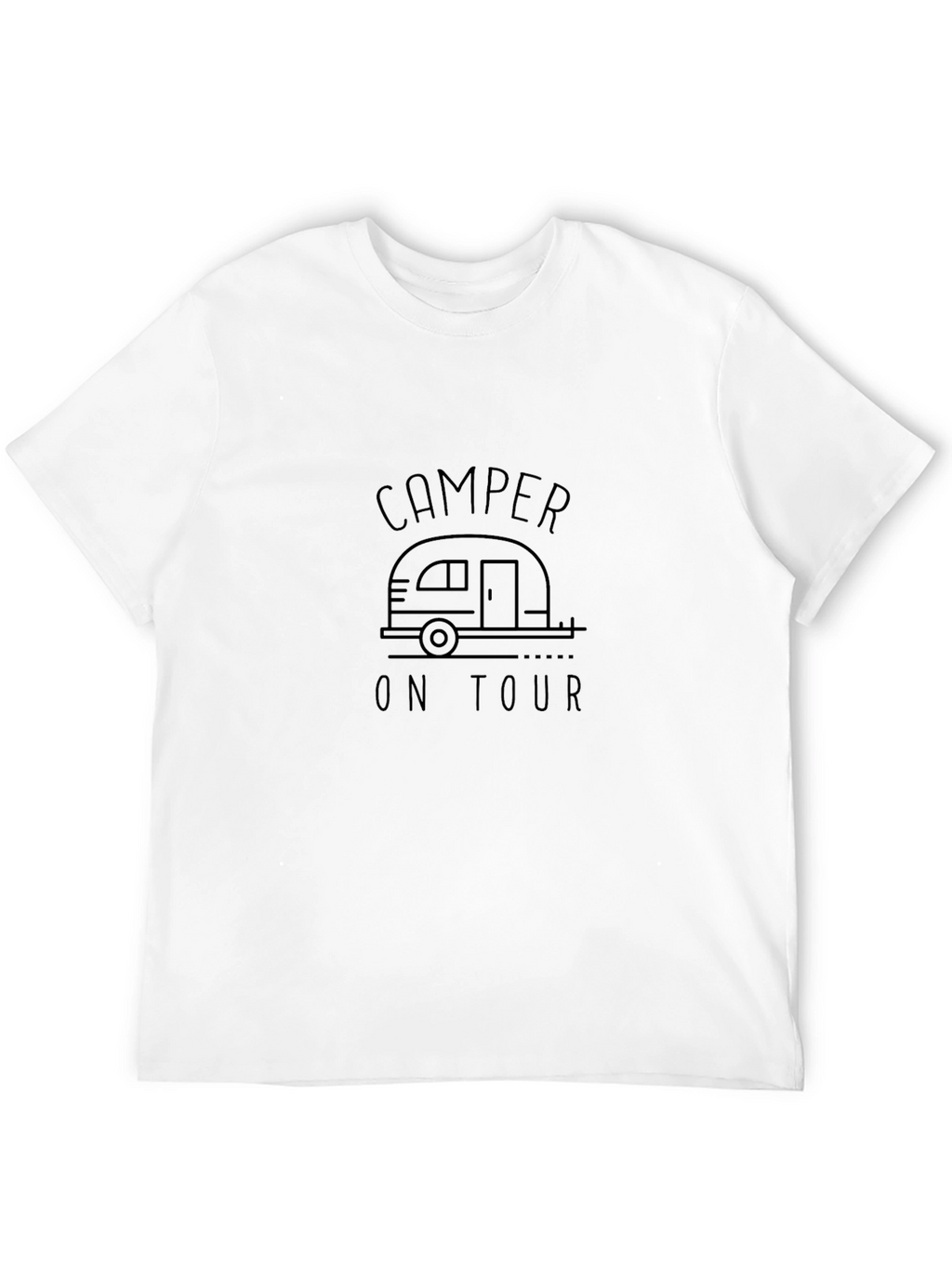 Camper on Tour Graphic Tee - Black