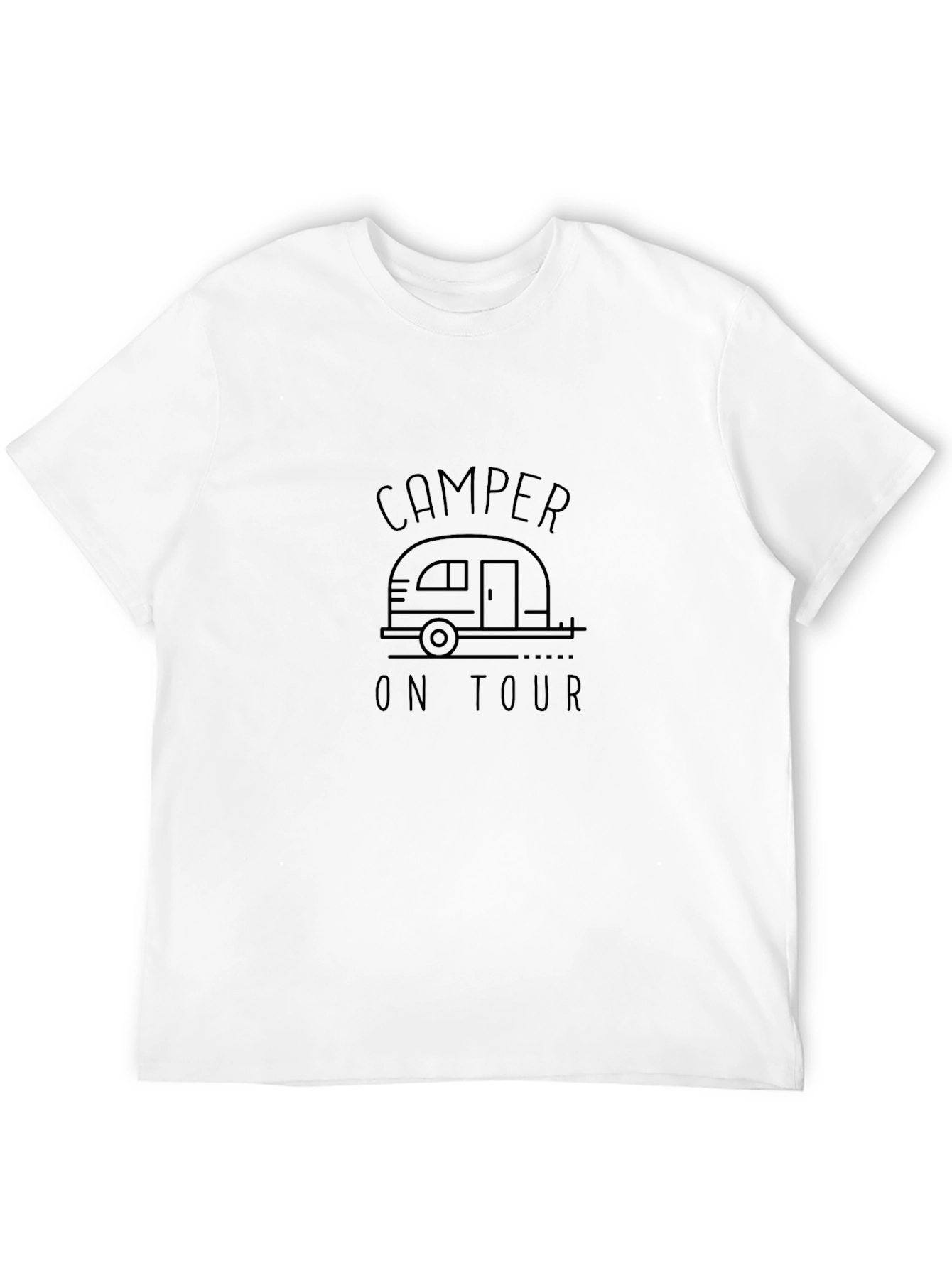 Camper on Tour Graphic Tee - Black