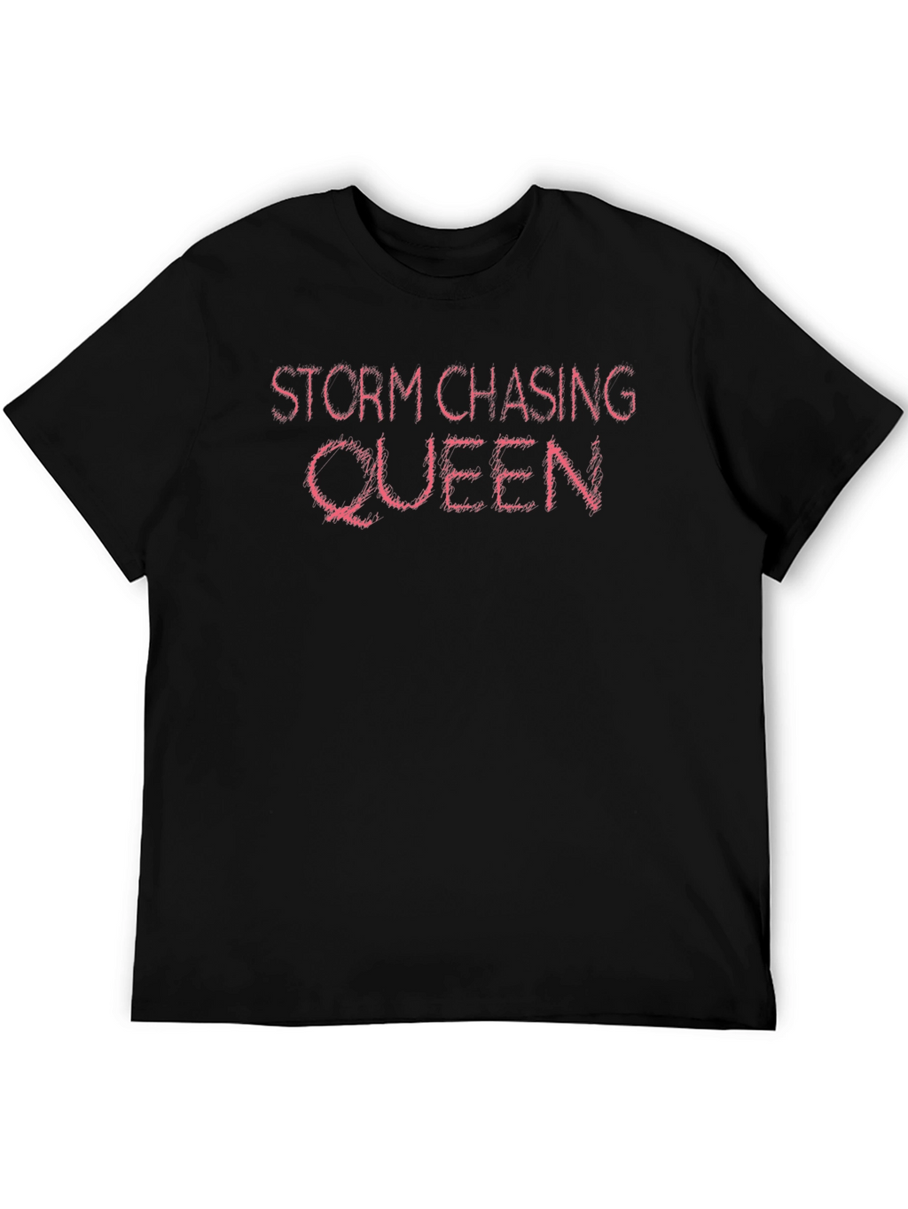 Storm Chasing Queen Black Graphic Tee