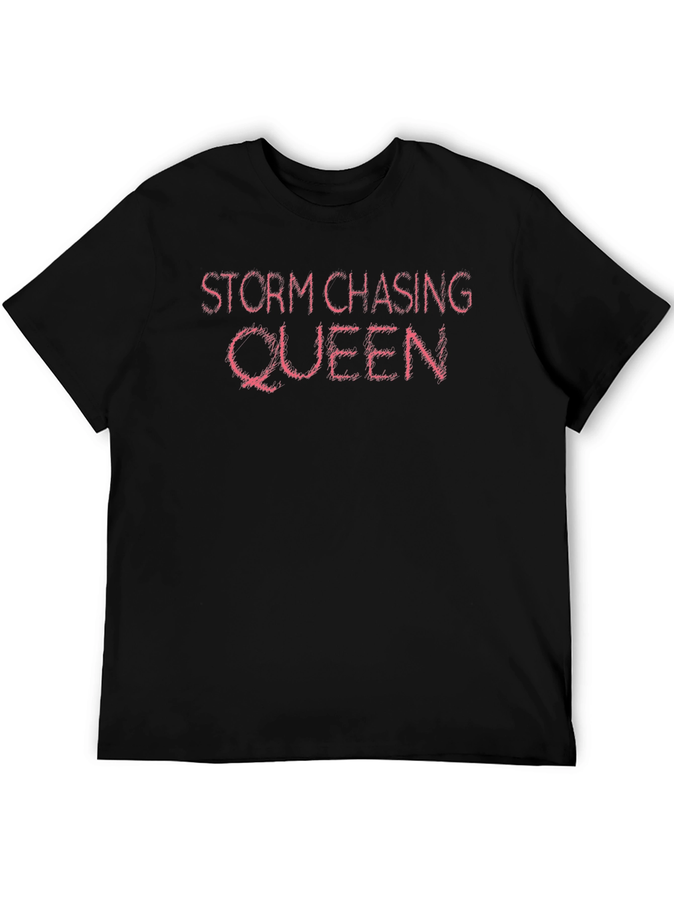 Storm Chasing Queen Black Graphic Tee
