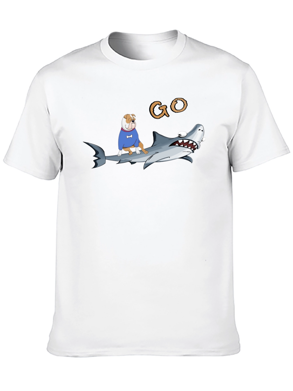 Shark Dog T-Shirt - Funny Animal Graphic Tee