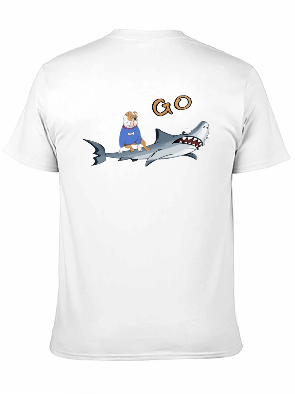 Shark Dog T-Shirt - Funny Animal Graphic Tee