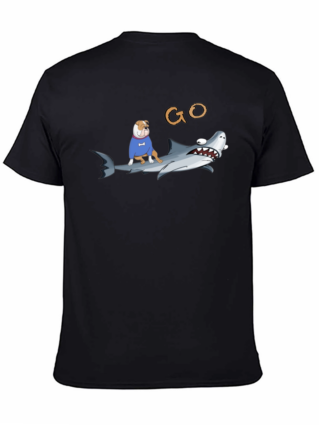 Shark Dog T-Shirt - Funny Animal Graphic Tee