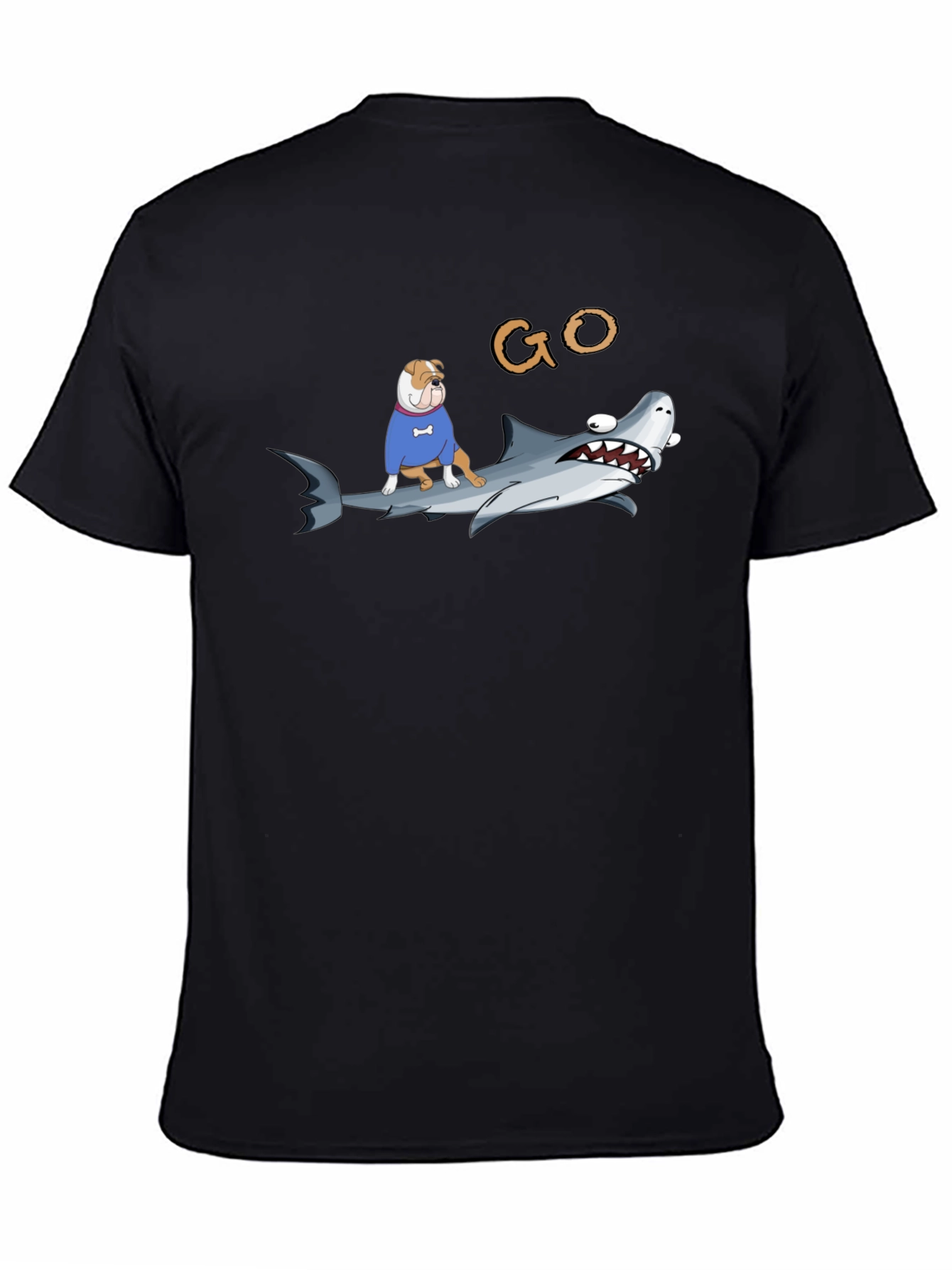 Shark Dog T-Shirt - Funny Animal Graphic Tee