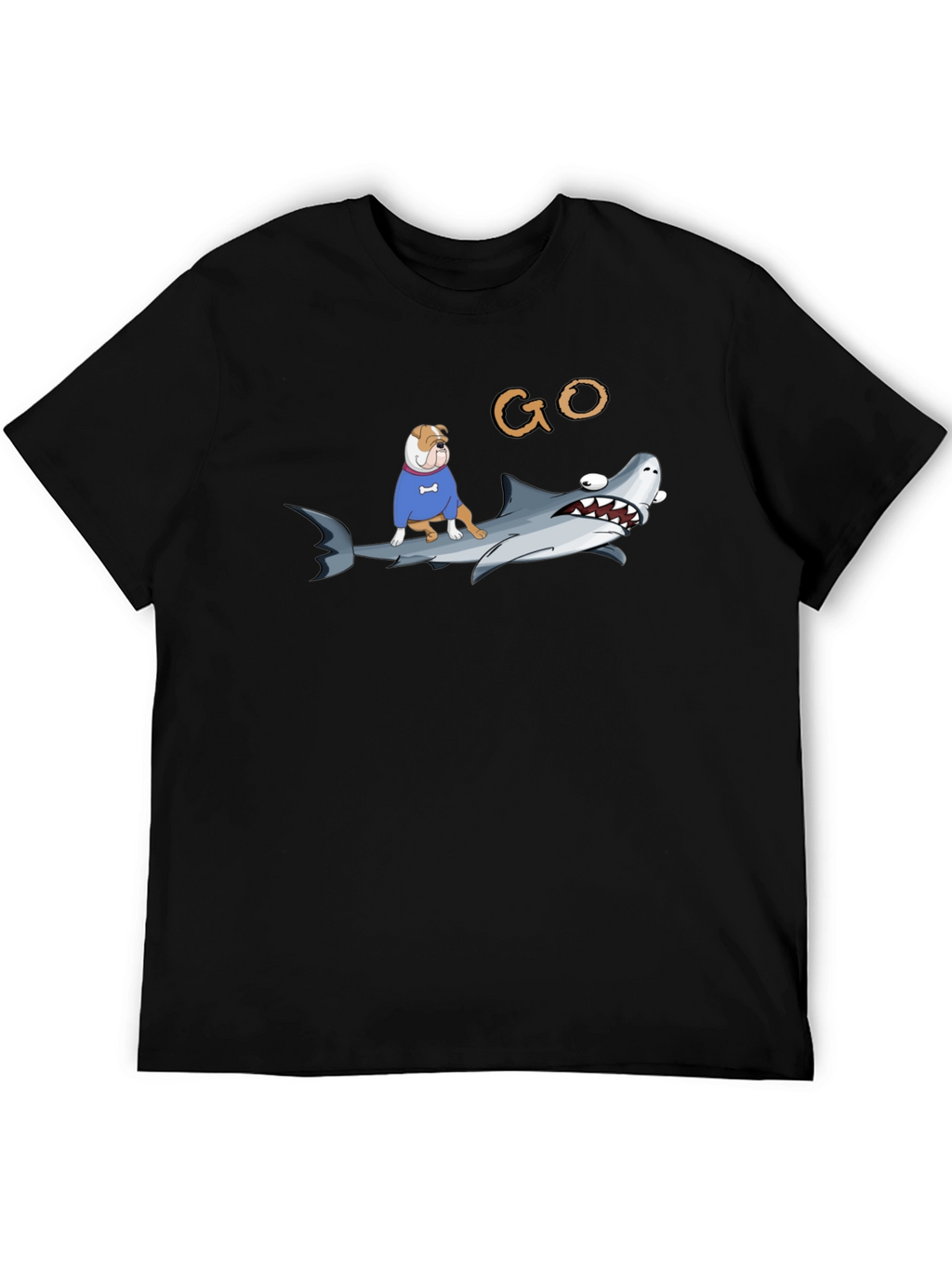 Shark Dog T-Shirt - Funny Animal Graphic Tee